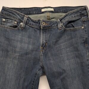 Levi Strauss & Co 545 Blue Denim Low Bootcut Stretch Womens Jeans Size 12 Short